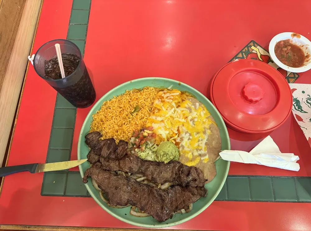 Barbacoa Enchilada Plate